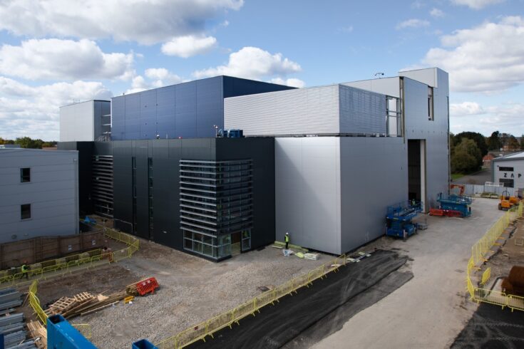 The new NSTF building under construction