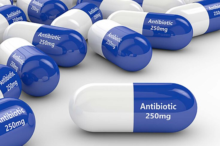 Antibiotics pills - illustration