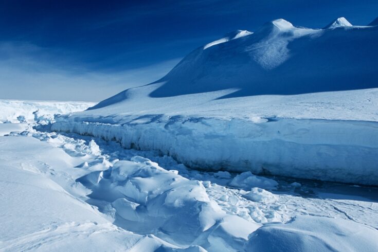 Antarctica, Weddell Sea, Riiser Larsen Ice Shelf