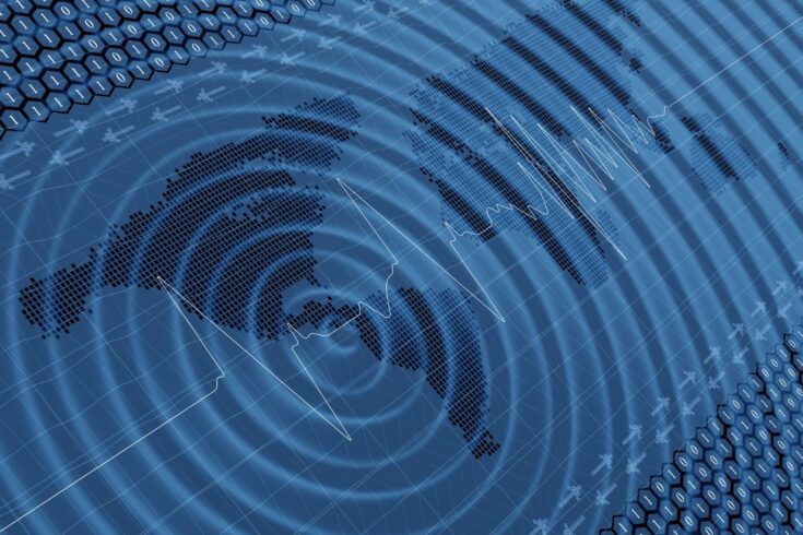 Earthquake impact wave and seismic activity