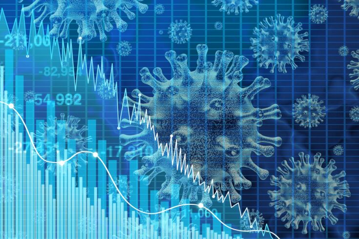 Economy and virus graph