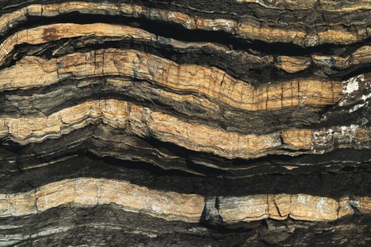 Layers of shale