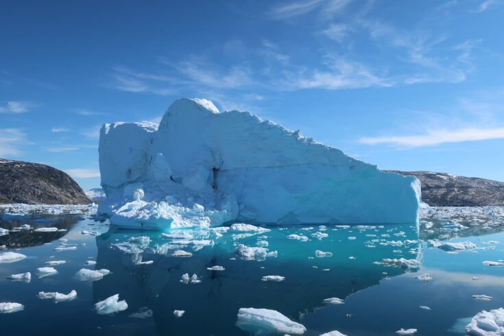 Icebergs in Sermilik Fjord SE Greenland, credit Donald Slater