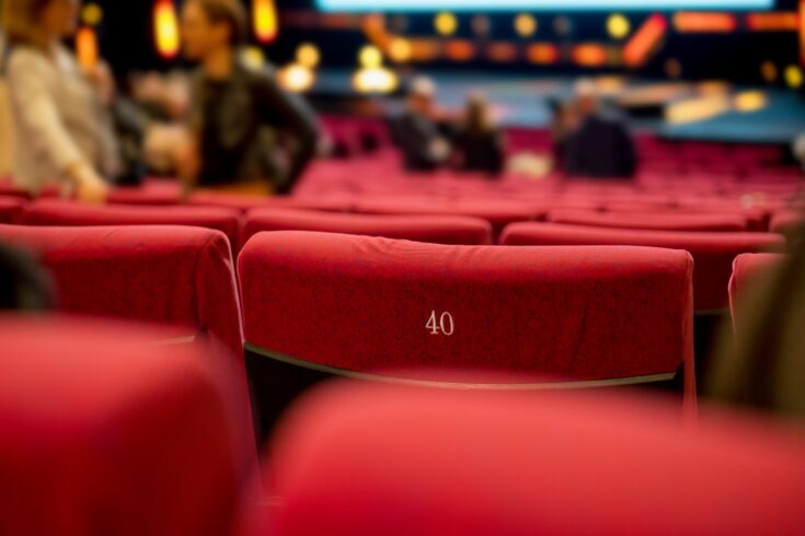 Theater with red seats