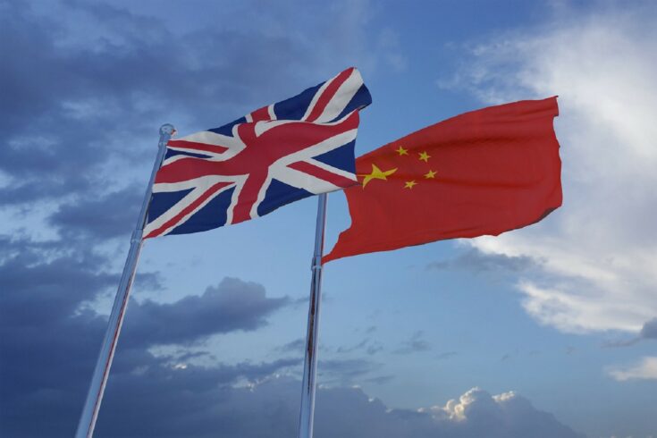 UK and China flags