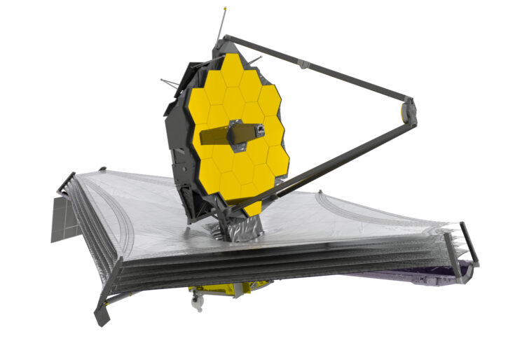 Artist's impression of the James Webb Space Telescope