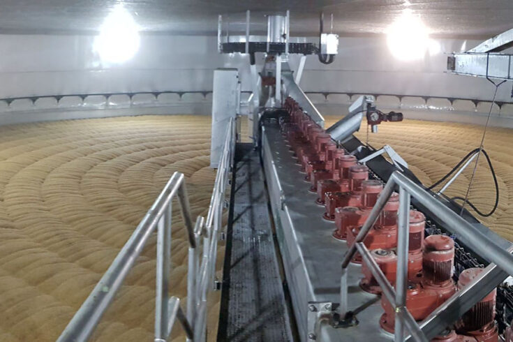 Circular malting of barley