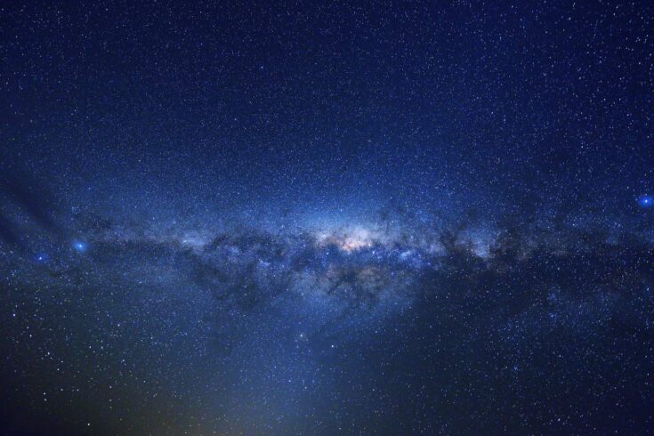A photo of the Milky Way