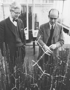 Dr Max Perutz and Sir John Kendrew