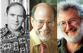 Dr Sydney Brenner, Professor Robert Horvitz and Sir John Sulston