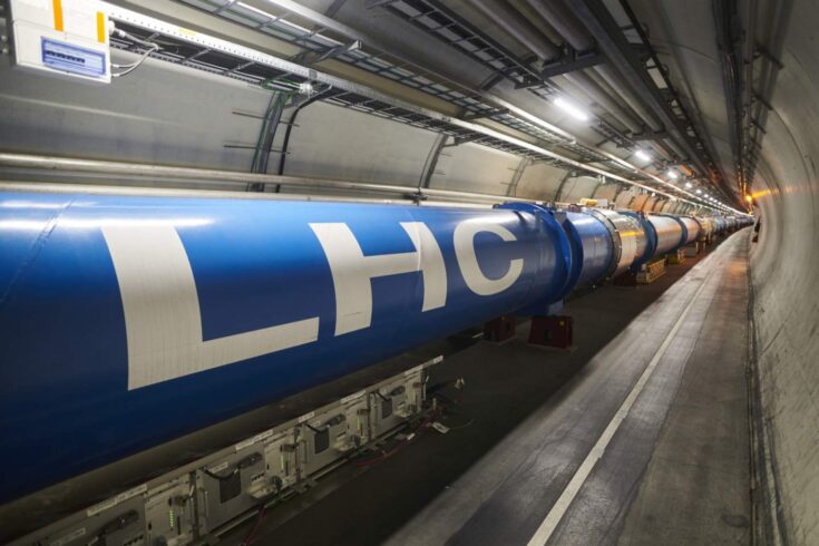 A photo of the LHC, the world's largest and most powerful particle accelerator.
