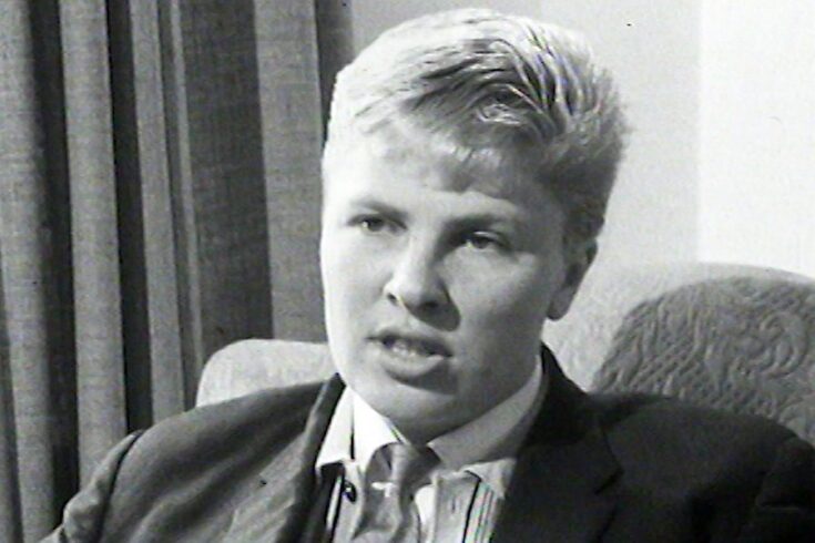 Screenshot of Steve Rogers from 1968 BBC documentary 'Man Alive: Consenting Adults II – The Women'.