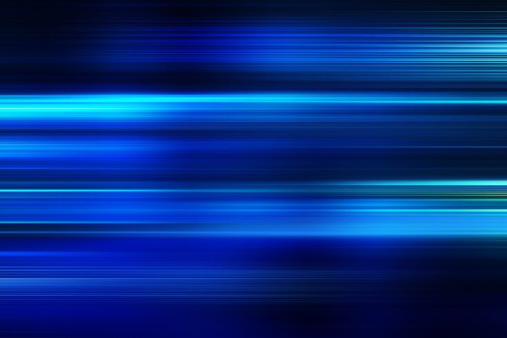 Blue motion blur abstract background