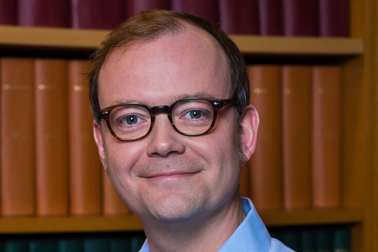 A portrait of Professor Peter Magill.