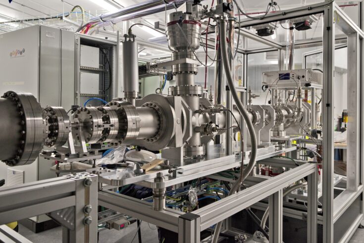 Advanced Oncotherapy proton source at Daresbury Laboratory