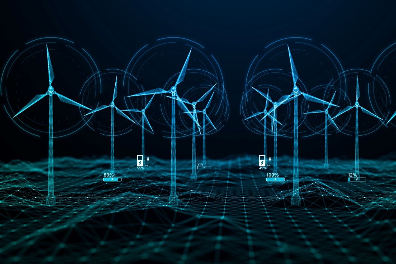 Hologram wind turbines