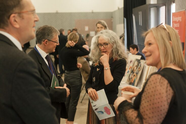 Christopher Smith at the engagement event held at Ormeau Baths.