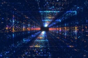 Highly detailed digitally generated background animation