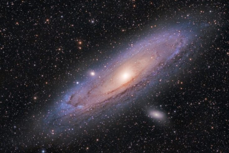 Telescope image of the Andromeda Galaxy