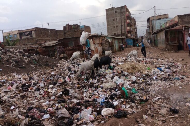 Rubbish dump in Nairobi