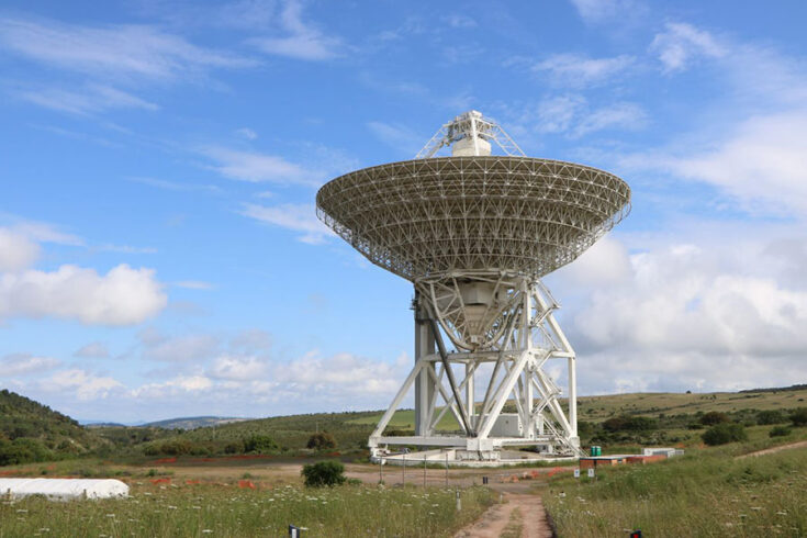 Sardinia Radio Telescope at the Sardinia Observatory.