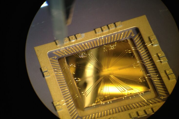 Gold microchip