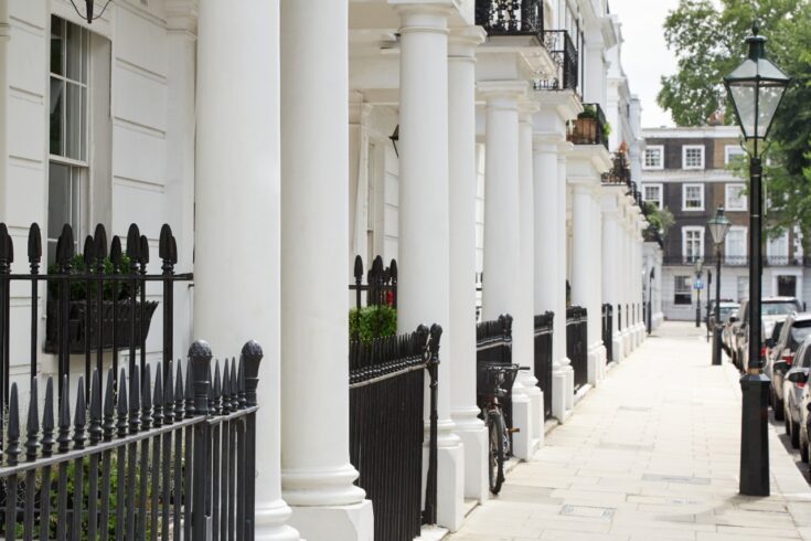 An expensive street in London