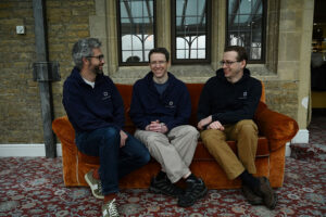 Image of three Phasecraft founders.