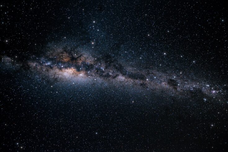 View of the milky way