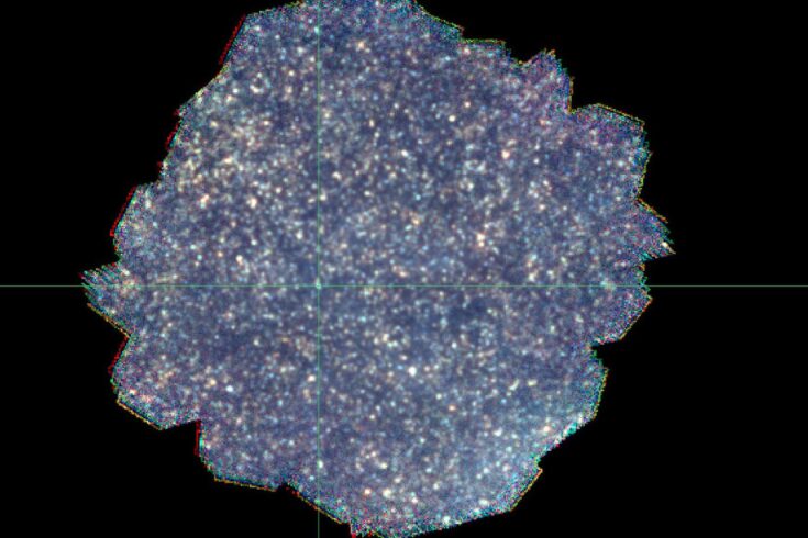Image of countless stars against a blue background
