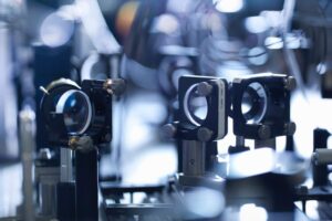 Close up of Artemis laser system at the Central Laser Facility.