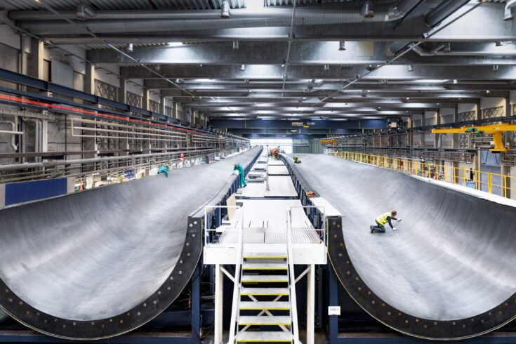 Vestas V236-15.0 wind turbine blade mound