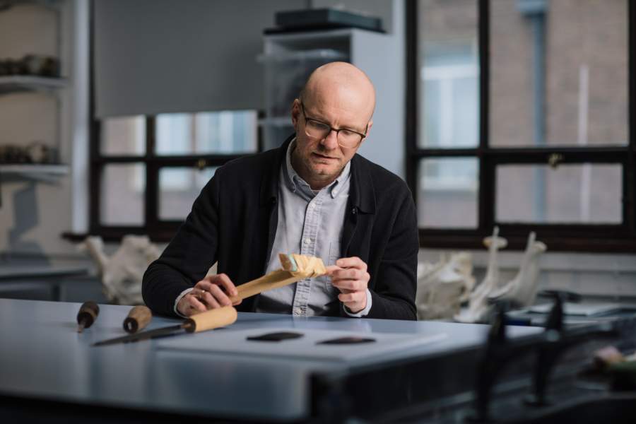 Dr Martin Odler in the lab.