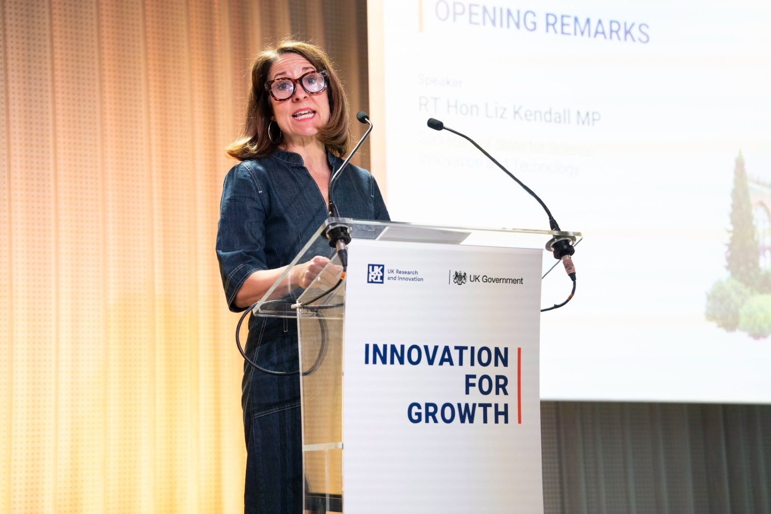 Science Minister Liz Kendall attends UKRI-hosted growth summit