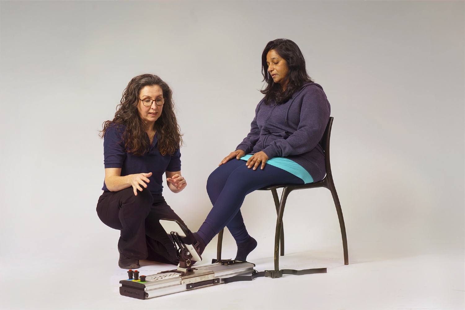 Jen Turner demonstrating the S-Press