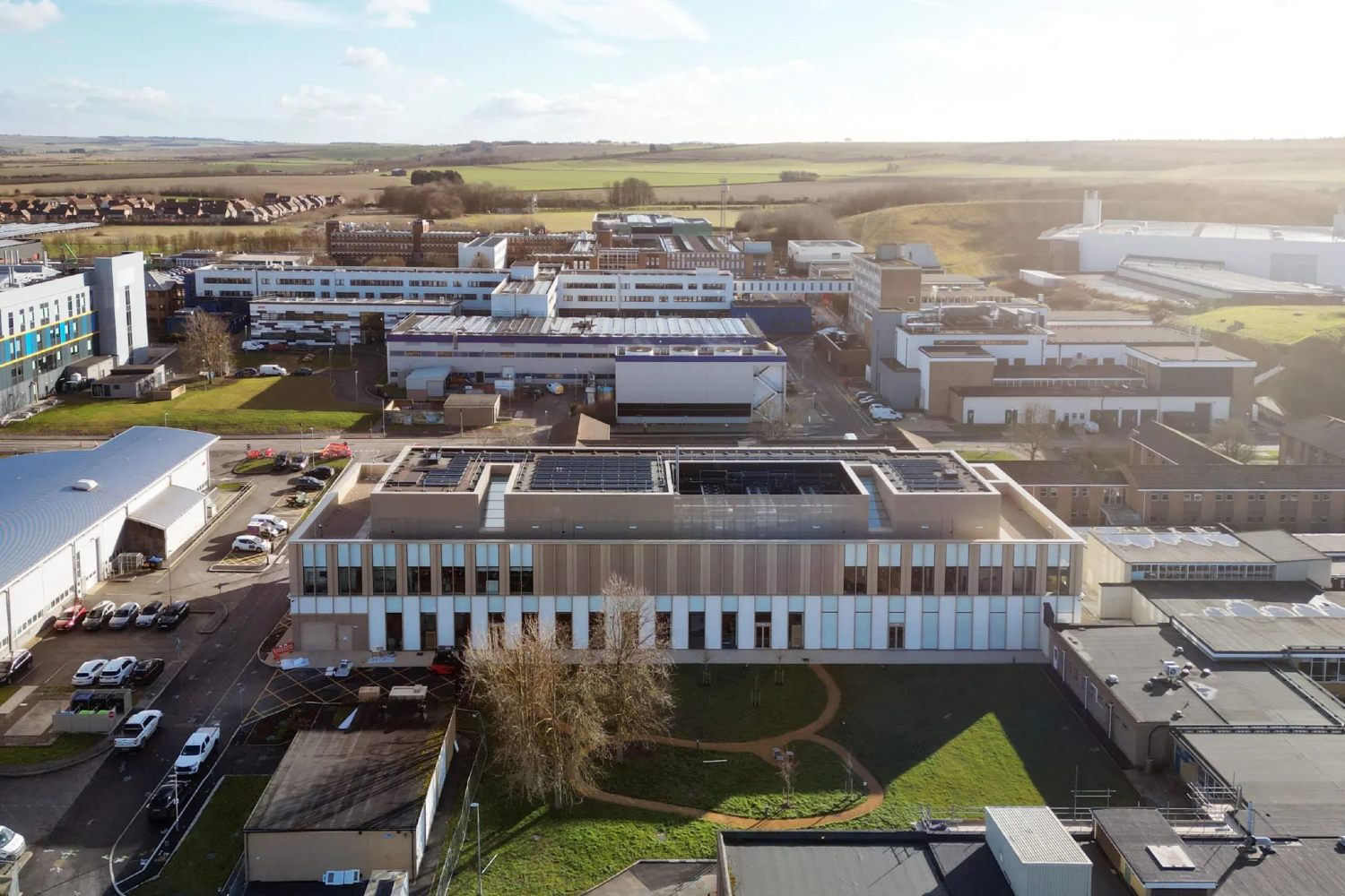 The National Quantum Computing Centre from above.