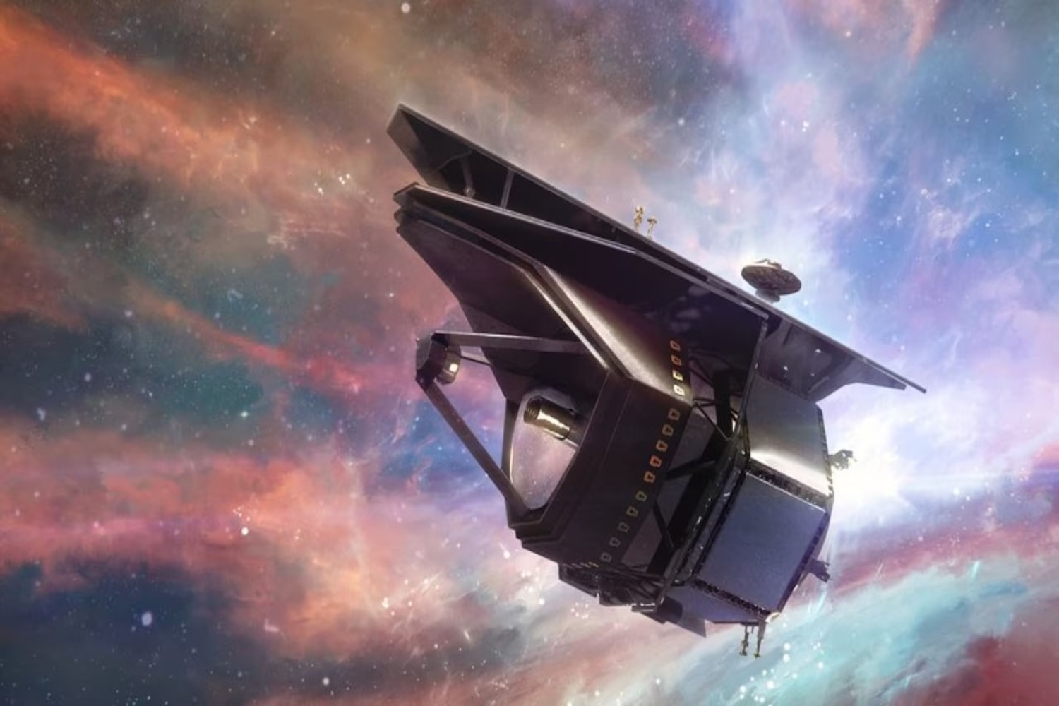 Artist's impression of the Probe Mission for Far-Infrared Astrophysics (PRIMA).