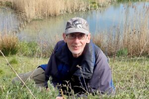 Jonathan Shanklin at a field site